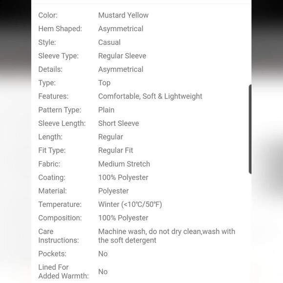 2 /$25 🚨 Shein NWT XXL Mustard Yellow Layered Chiffon Blouse Flowy Draped Top - Picture 5 of 5